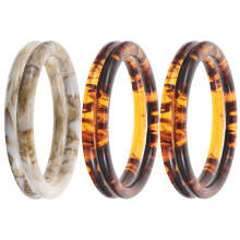 6St Decoratieve Resin O Ring Handvatten Voor Vervanging En Tas