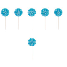 6St Blauwe Nep Lollies Fotoproppen Voor Kinderen En Feestdecoratie