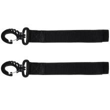 4St Kayak Paddle Safety Lanyard Elastisch Duurzaam Zwart