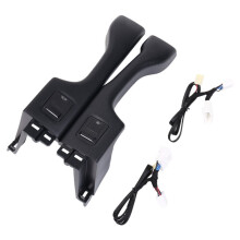 Sitzspezifisches Autoladegerät mit USB+PD-Doppelanschluss für Schnellladung und Ambientebeleuchtung für Alpha 30 Serie, Schwarz