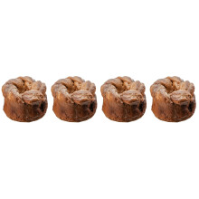 4St Duurzaam PU Brood Model Koffie Tint Realistisch Display Ornament