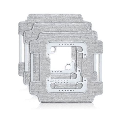 3Pack Cleaning Pads with Bracket for  WINBOT W3 Omni Window Cleaning Robot, Window Cleaning Rag Replacement