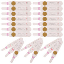 40St Baby Shower Kraskaarten Zwangerschap Test Roze Papier