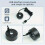 2 Pezzi Nebulizzatore USB 5V per Fontane, Acquari, Laghetti, con 4 Luci LED Colorate 4