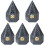 5Pièces Support Encens Décoration Maison Aromathérapie 2