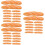 36Pièces Mini Décor Pains Résine Orange Pour Scènes Maison De 6