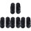 8Pièces Poignées Kayak Canoë Noires Accessoires Remplacement 8