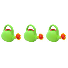 3Pièces Jouet Douche Bain Enfant Vert Clair Interaction Parent-Enfant