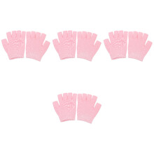 4Paires Protecteurs Gel Roses Hydratants Pour Réparation Mains