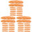 36Pièces Mini Décor Pains Résine Orange Pour Scènes Maison De 1