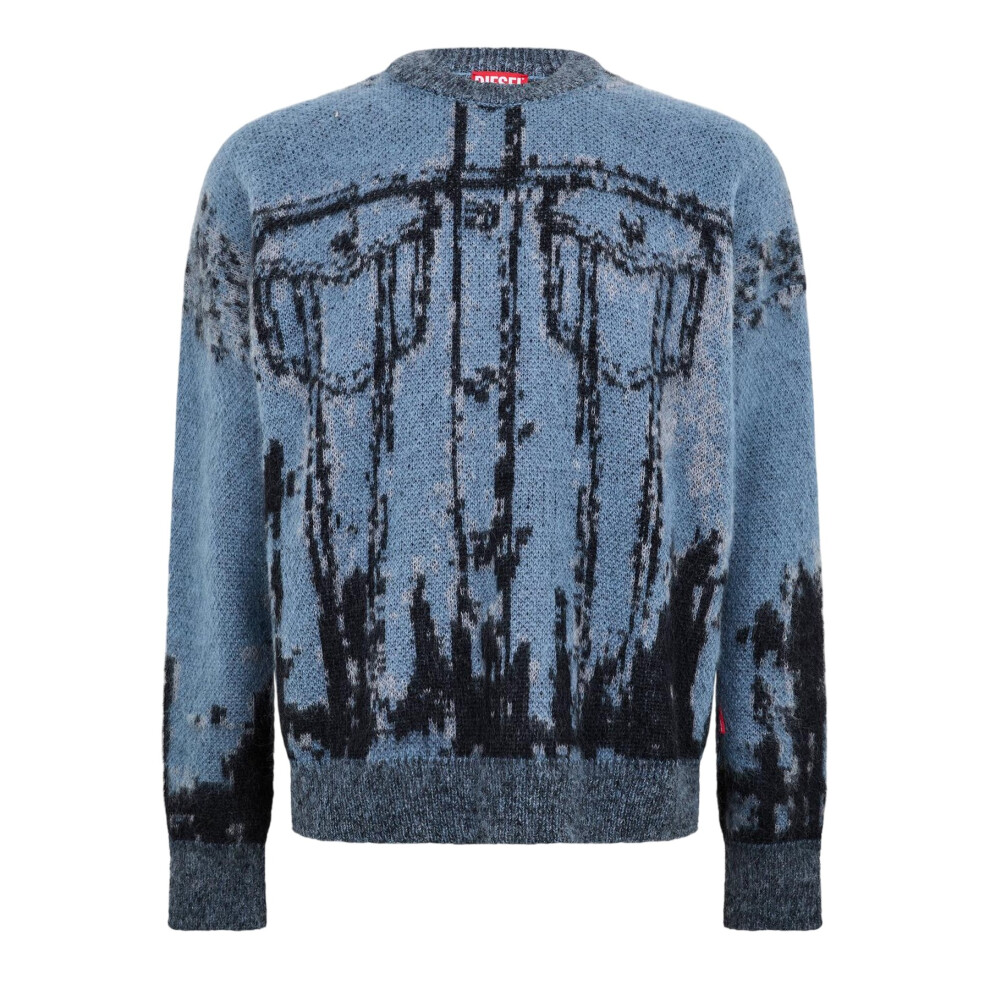 Diesel (L, Purple) Unisex Adult Sweatshirt