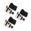 3Pièces Brosse Noir Pour Bottes Et Chaussures 1