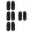 8Pièces Poignées Kayak Canoë Noires Accessoires Remplacement 1