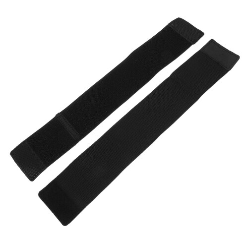 2Pièces Sangles Multiprises En Eva Noires Pour Bandes De