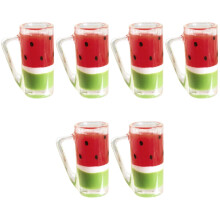 6Pièces Mini Boissons En Résine Décoratives Multicolores Pour Poupées