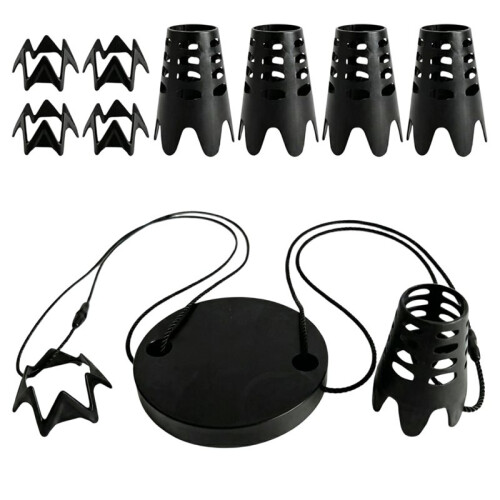 Spike Weights with Tether Base Portable Plastic Spikes,  Accessories,  Training Accessories