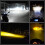 10X H4 LED Spotlight Small Light Bulb LED Motorcycle Modified Headlight Integrated Two-Color Headlight Accessories 6