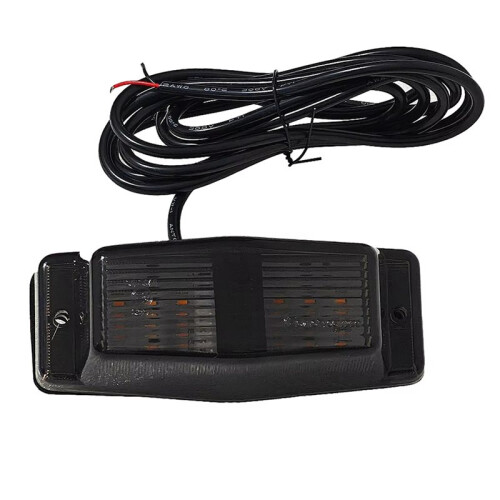 8X Smoked Amber Front Grill Light LED  Lamp for     Lorry Front Double Burner Indicator Light 1