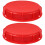 2Stk Roter ABS Deckel Mit Dichtung Für Ibc Wassertanks, Sicher 4