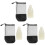 3Ensembles Cônes Blancs Pe Anti-Vent Pour Patinage 2