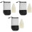 3Ensembles Cônes Blancs Pe Anti-Vent Pour Patinage 3