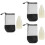 3Ensembles Cônes Blancs Pe Anti-Vent Pour Patinage 5