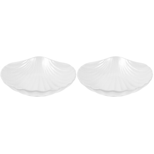 2Pièces Plats Céramiques Assiettes Buffet Dessert 2