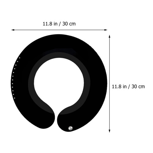 Silicone Snijkraag Haarknipcape Zwart 1 Stuk 1