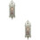 2Pièces Horloges À Mini Maison Alliage Zinc Bois Pour Décor 5