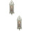2Pièces Horloges À Mini Maison Alliage Zinc Bois Pour Décor 6