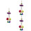 3Pièces Rattan Perroquet Multi Usage Colorés 5
