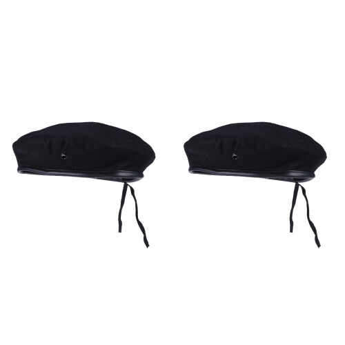 2Pièces Casquettes Berets Respirants Pour 1