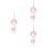 3Pièces Décoration Murale -Rêves Rose Cristal Style 6