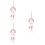 3Pièces Décoration Murale -Rêves Rose Cristal Style 7