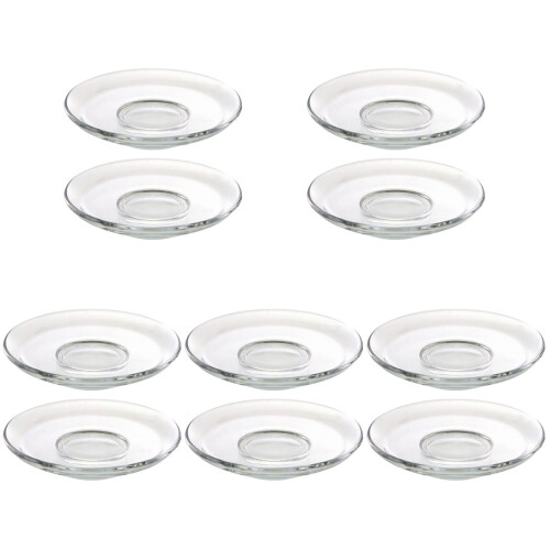 10Pièces Dessous De Verre En Verre Pour Café 1