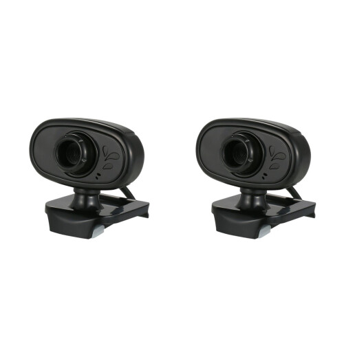2Pièces Web Camera 480P Usb2.0 Noir Compatible Pièce Et Ordinateur 1