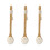 3Pièces Brosse Massage Corps Long Manche Fibre 3