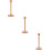 3Pièces Présentoir Papier Vertical En Bois Beige Style Chat Élégant 9