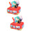 2Pièces Jouet Éducatif Bébé Boîte À Mouchoirs Rouge Jeu Sensoriel 6