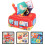 2Pièces Jouet Éducatif Bébé Boîte À Mouchoirs Rouge Jeu Sensoriel 7