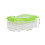 2Pièces Boîte Protection Œufs 24 Compartiments Verte 2