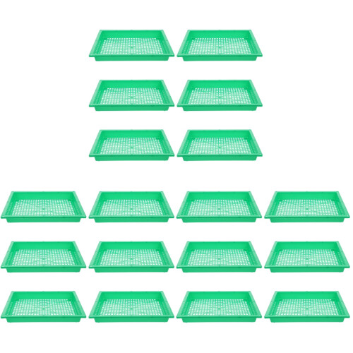 18Pièces Plateau De Germination Vert Multi-Trous En Plastique Durable 2