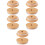 10Pièces Couvercles Mug Étanches Bambou Silicone Pour Bouteilles 6