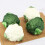 2Pièces Broccoli Faux Décoratif Vert Pour Restaurant Maison 3