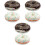 6Pièces Simulation Donuts En PU Noir Décor Réaliste 3