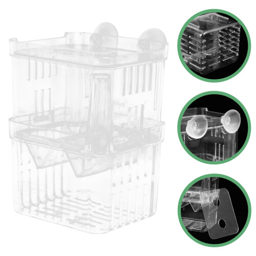 2Pièces Bac Transparent Avec Aération Pour Éclosion 2