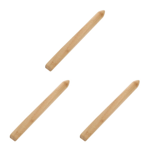 3Pièces Fouet Danemark Bois Khaki Pour Pâte Facile 2