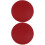 2Pièces Tapis Souris Ordinateur Rouge Double Côté 4