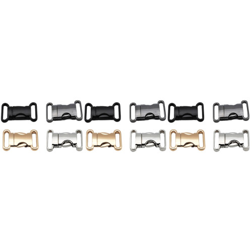 12Pièces Boucles Métal Design Simple Pour Ceinture Sacs École 2