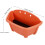 6Ensembles Rangement De Fleurs Suspendu Rouge Durable Pour Plantes 2